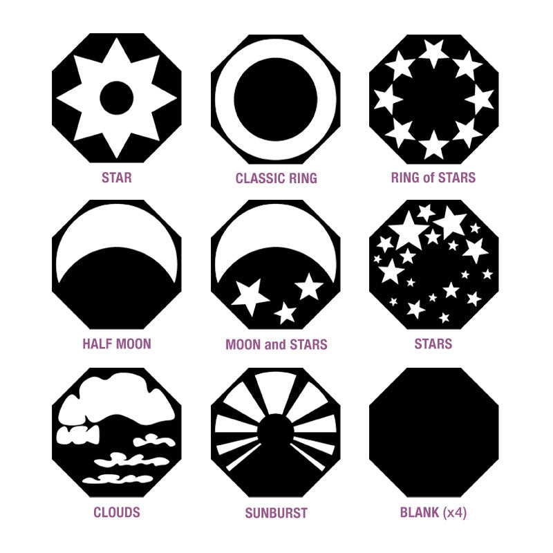 30” Moon Unit Mask Set (set of 12)